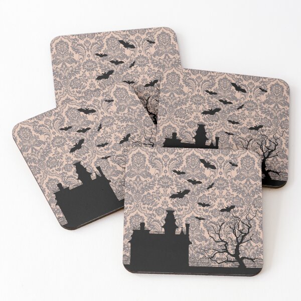 Item preview, Ghotic Seamless Pattern - Addams Family House designed and sold by Art-of-Enami.