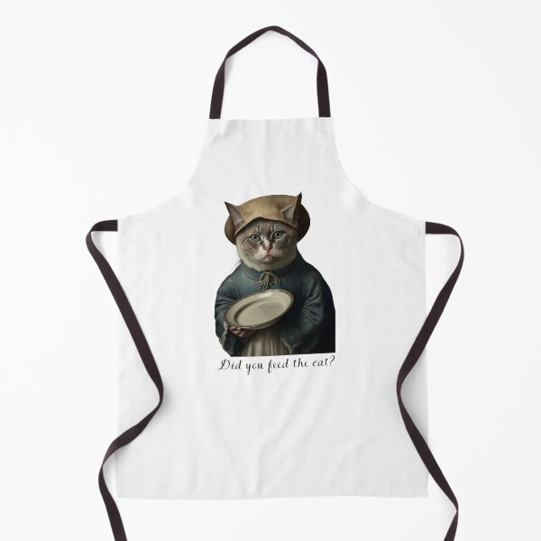 Item preview, Hungry cat with an empty plate did you feed the cat? designed and sold by GorinART.