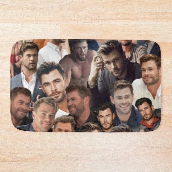 Item preview, chris hemsworth collage designed and sold by Rabias0.