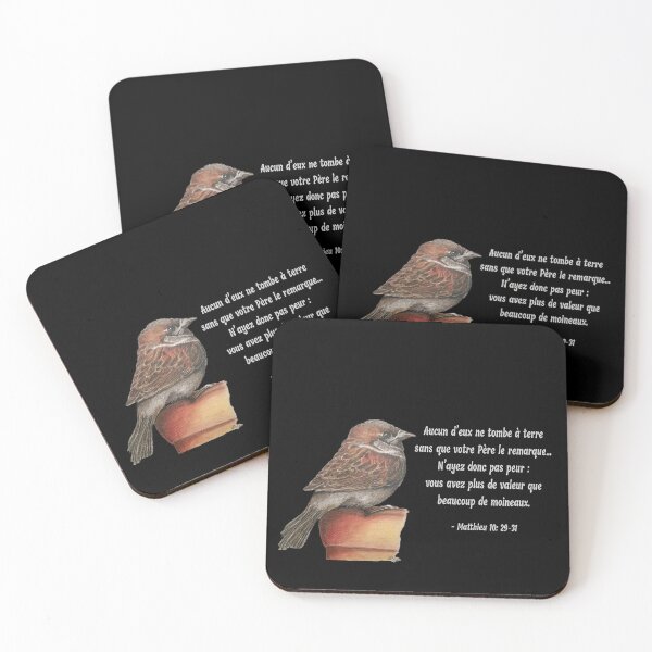 Item preview, Sparrow Bible Verse | Matthew 10:29-31 designed and sold by NathBros.