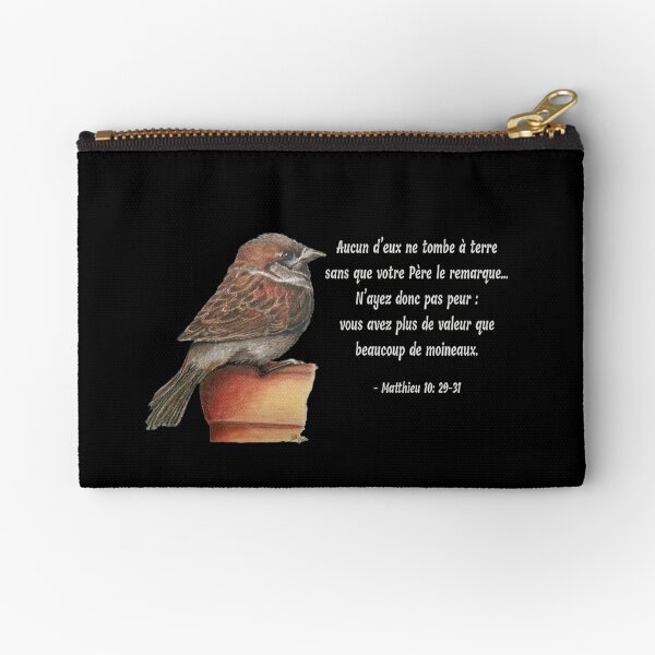 With God All Things Are Possible  Canvas Zipper Pouch – Scripture And Grace