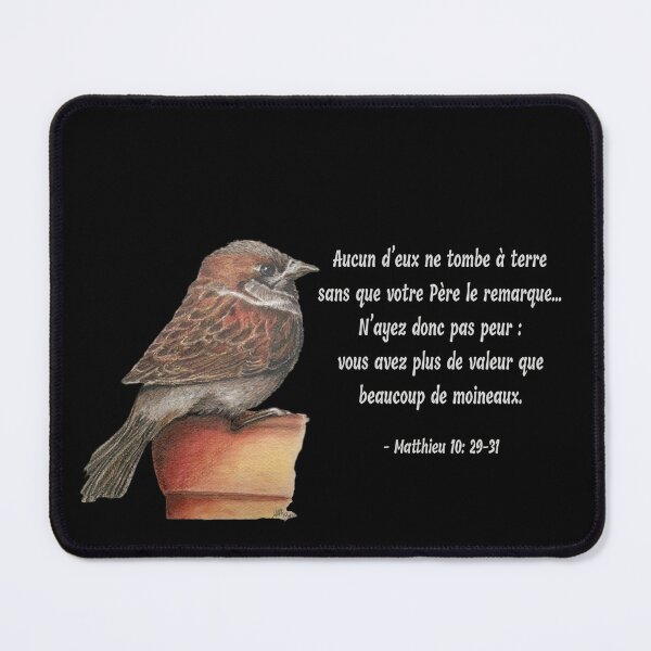 Item preview, Sparrow Bible Verse | Matthew 10:29-31 designed and sold by NathBros.