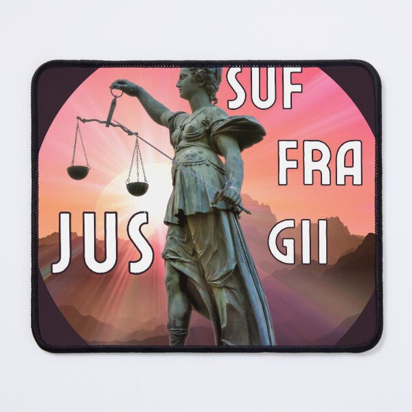 Item preview, JUS SUFFRAGII - "The Right to Suffrage" - Women's History designed and sold by Emma-Shoppe.