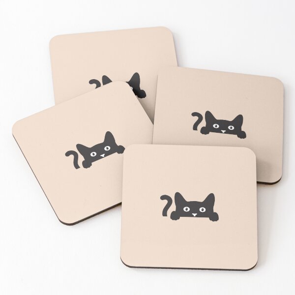 Item preview, Black Cat Popping Out From An Invisible Box  designed and sold by munochill.