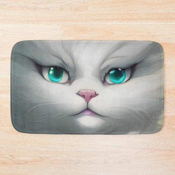 Item preview, White Cat - Modern Digital Art designed and sold by Ai-michiart.