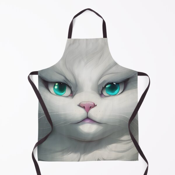 Item preview, Gato blanco - Arte digital moderno designed and sold by Ai-michiart.