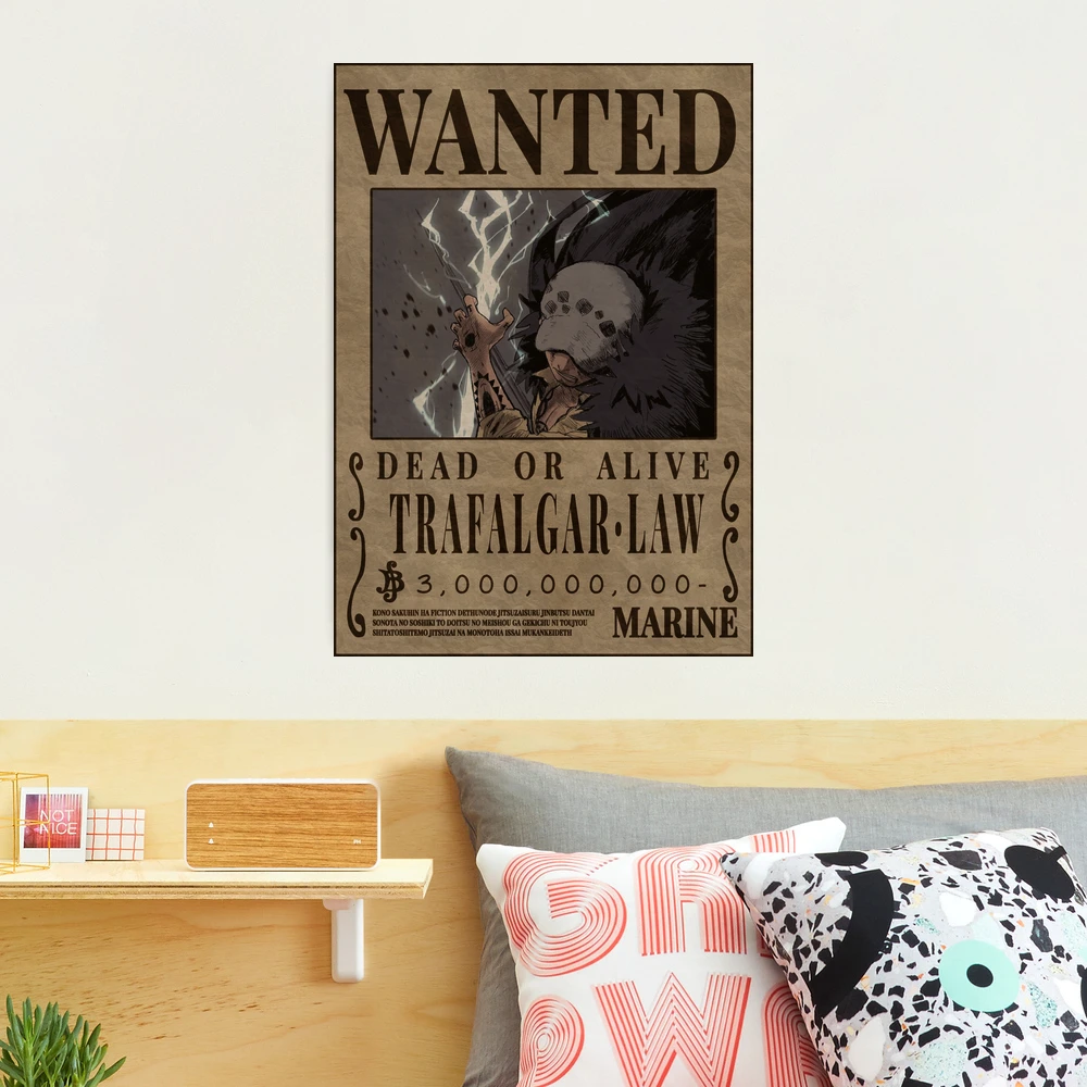 ONE PIECE - Poster «Wanted Law» (52x38)