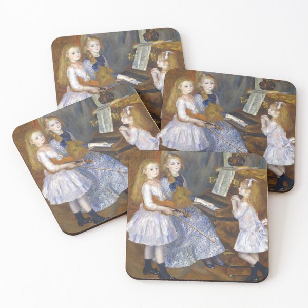 Item preview, Auguste Renoir - Three girls, violin and piano designed and sold by TwistedCity.
