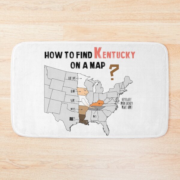 Item preview, Kentucky on Map designed and sold by bfvrp.