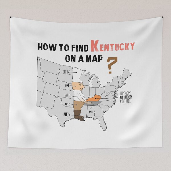 Item preview, Kentucky on Map designed and sold by bfvrp.