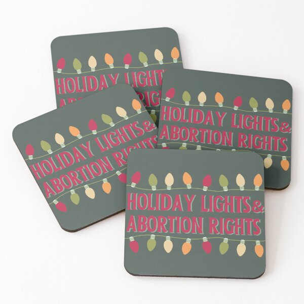 Item preview, Holiday lights and abortion rights designed and sold by SunriseAndHoney.