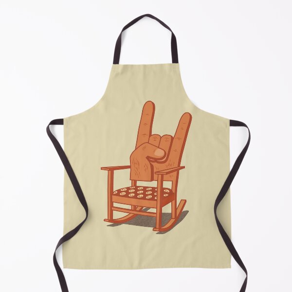 Item preview, This chair rocks! – Funny rock hand sign rocking chair joke designed and sold by thedesigngarden.