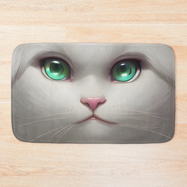 Item preview, White Cat - Modern Digital Art designed and sold by Ai-michiart.