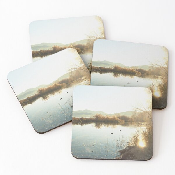 Item preview, Beautiful autumn lake landscape tranquil nature designed and sold by by-jwp.