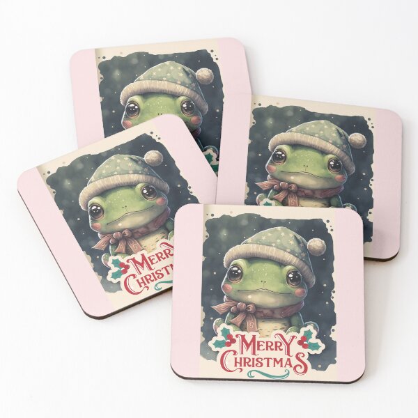 Item preview, Christmas Frog -  Holiday Greeting Cards designed and sold by Milovani.