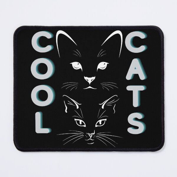 Item preview, Cool cats on white designed and sold by The-Blue-Feline.
