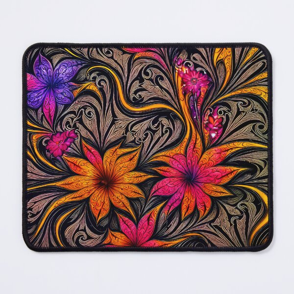 Item preview, Floral colorful wood relief carving No1. designed and sold by angelisart.