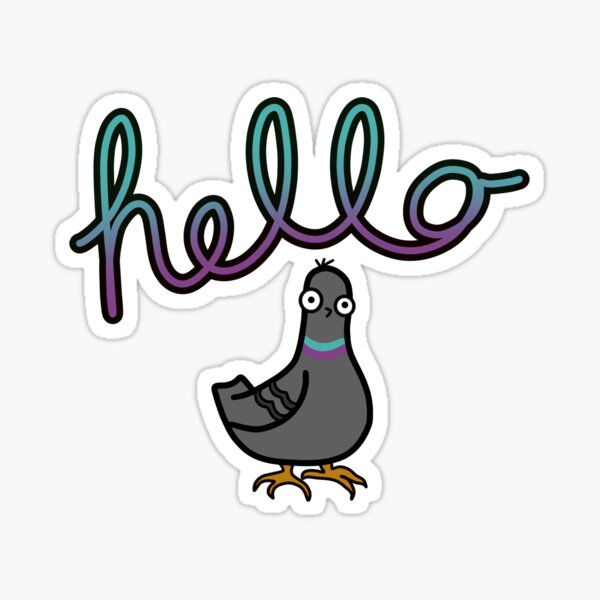 Goofy Opila Bird Sticker for Sale by snowblosm