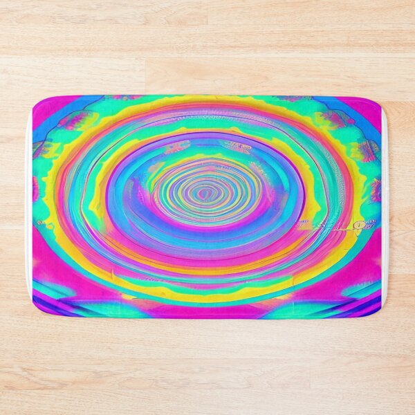 Item preview, lsd psychodelic rainbow colorful splash bad trip designed and sold by ValleyDream.