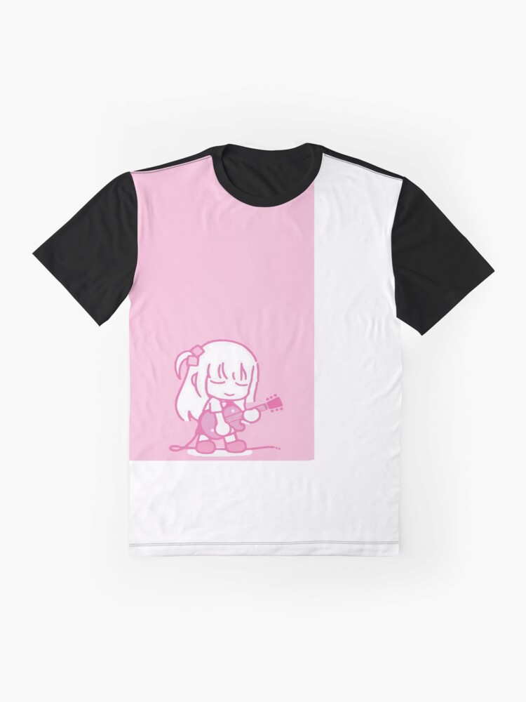 Aperçu 4 sur 5. T-shirt graphique avec l'œuvre Hitori Gotou chibi créée et vendue par Mahisterha.