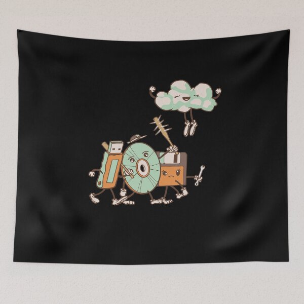 Item preview, Cloud Technology Retro Vintage designed and sold by artado.