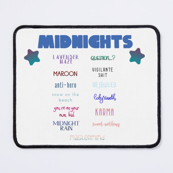 Item preview, Midnights Lineup designed and sold by rileybelle.