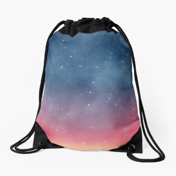 Abstract Borealis Sky Art Drawstring Bag