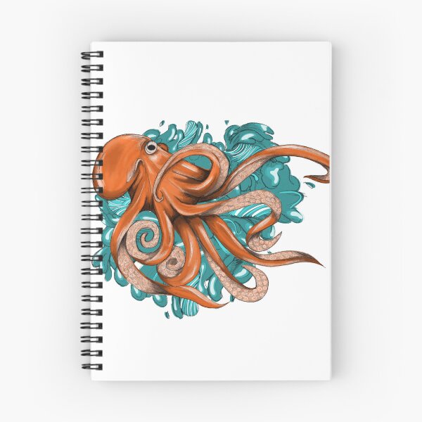 Item preview, Octopus with waves designed and sold by GraesArtistry.