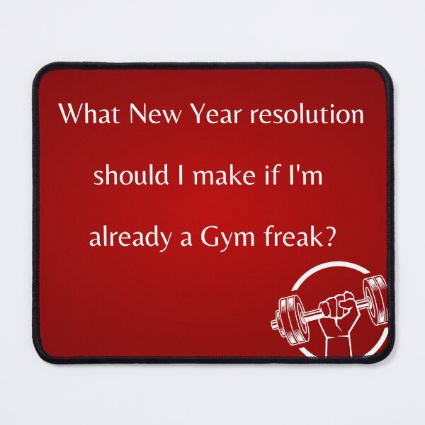 Item preview, Happy New Year funny gym quote Christmas card designed and sold by soniaaseguin.
