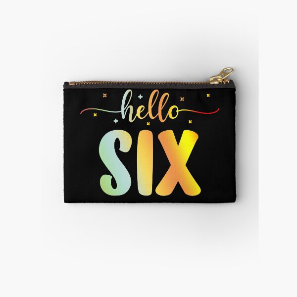 Item preview, Hello Six | Six Year Old | 6th Birthday Girl designed and sold by AMINE  ★★★★★.