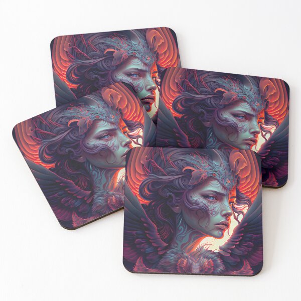 Item preview, Red and Black Succubus (Variation) designed and sold by OccultDreams.