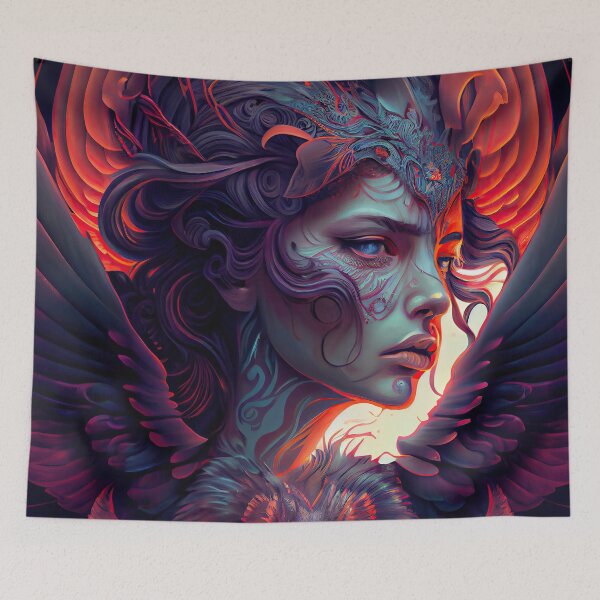 Item preview, Red and Black Succubus (Variation) designed and sold by OccultDreams.