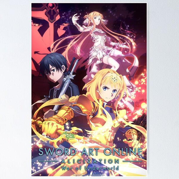 Cartoon world Sword Art Online Kirito Kazuto Kirigaya Home Decor Anime  Poster Wall Scroll