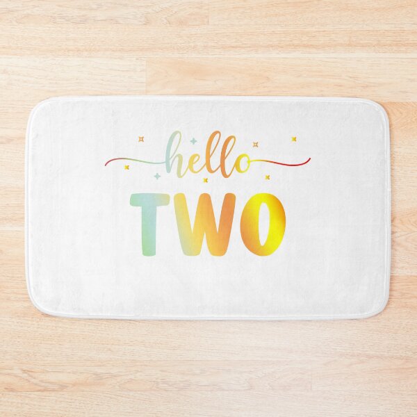 Item preview, Hello Two | Two Year Old | 2th Birthday Girl designed and sold by AMINE  ★★★★★.