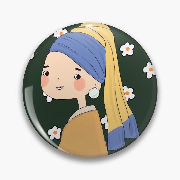 Kawaii Girl Pins and Buttons for Sale | Redbubble