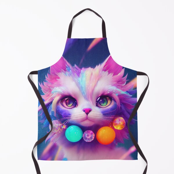 Item preview, Сolorful glamorous portrait of a cat designed and sold by NadiiaSemyroz.