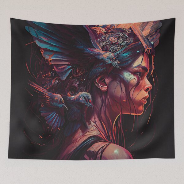 Item preview, Black and Orange Succubus designed and sold by OccultDreams.
