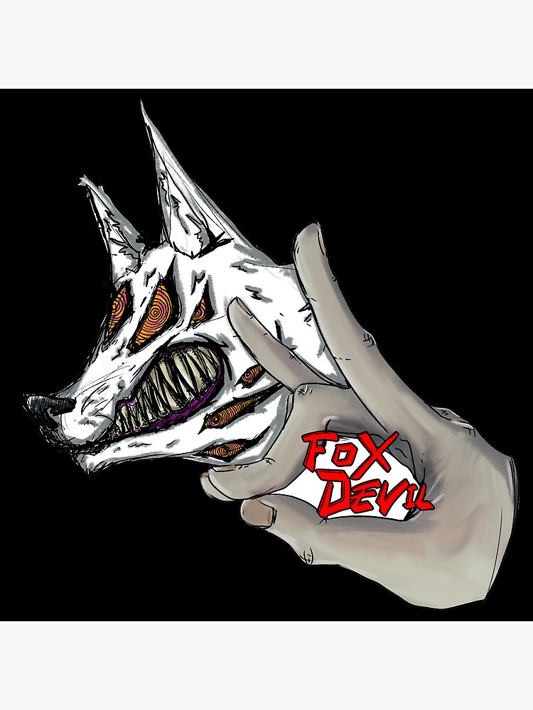 "Aki and the Fox Devil Chainsaw Man" Art Print for Sale by