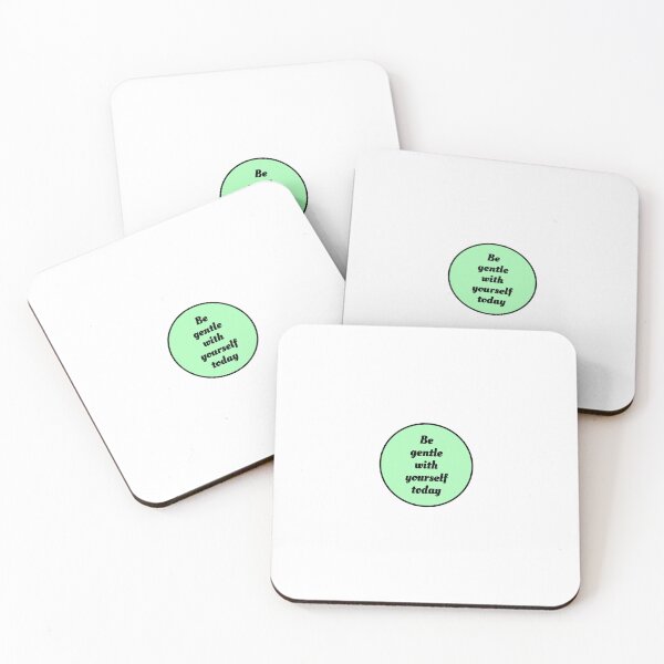 Item preview, Be gentle with yourself today - self compassion - pastel green designed and sold by Inspirationmotivation.