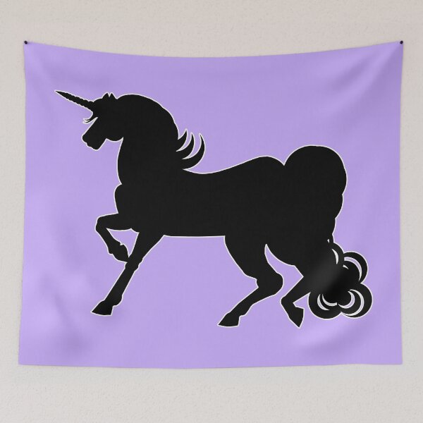 Item preview, Black Unicorn Silhouette  designed and sold by blakcirclegirl.