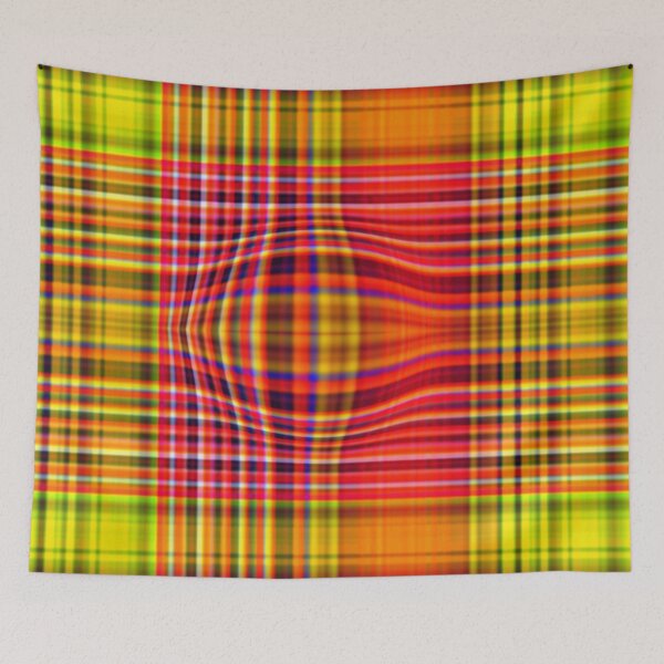 Item preview,  SPECIAL CARIBBEAN CHRISTMAS SOUVENIRS - UNIQUE ABSTRACT GEOMETRIC CARIBBEAN VOLUME PAINTING - INNOVATIVE DESIGN OF TRADITIONAL GUADELOUPEAN MADRAS - I LOVE GUADELOUPE GWADA KARUKERA. designed and sold by Ralek.