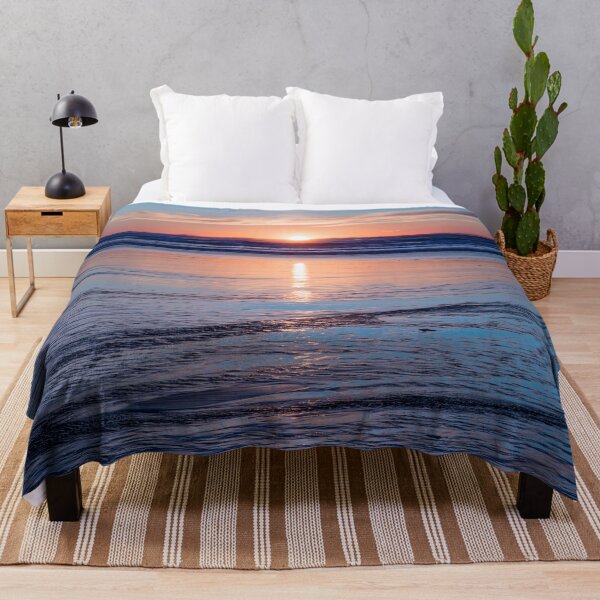 Item preview, Blue Mood Oregon Coast Beach Sunset designed and sold by nancyjcreates.