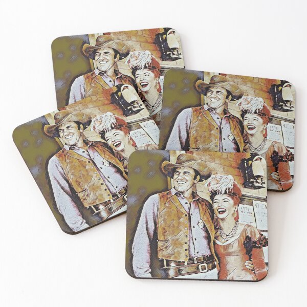 Item preview, Gunsmoke - Marshall Dillon and Miss Kitty designed and sold by deusrex007.