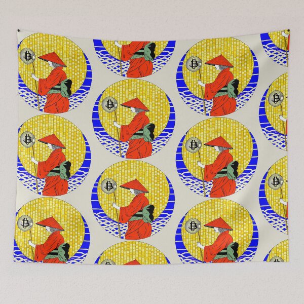 Item preview, Bitcoin Ukiyo-e designed and sold by ClothingnCrypto.