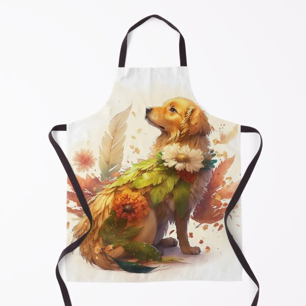 Item preview, Beautiful Golden Retriever Floral Design designed and sold by Deanna Cathcart.