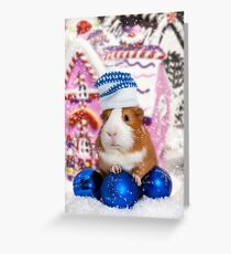 Christmas Guinea pig Greeting Card