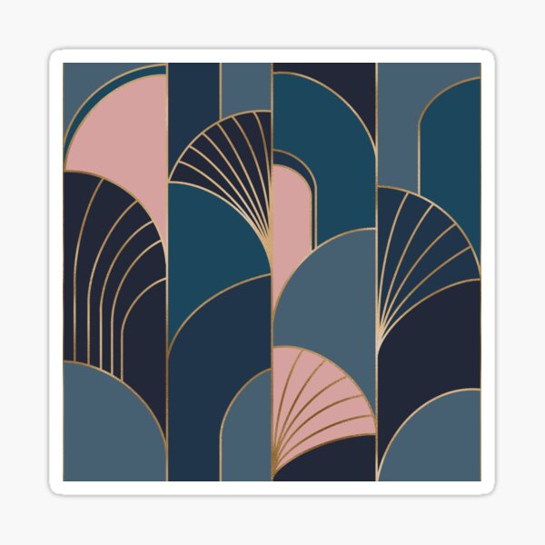 Art Deco Design: Delight | Sticker