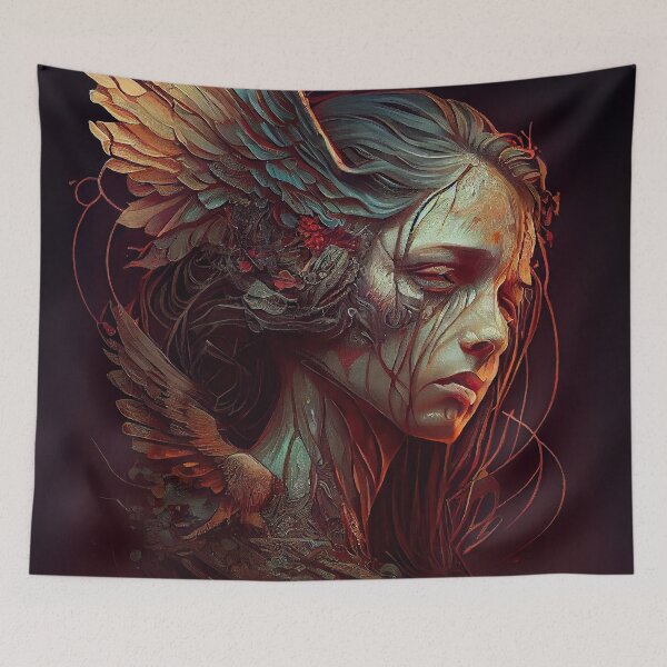 Item preview, Tearful Angel designed and sold by OccultDreams.