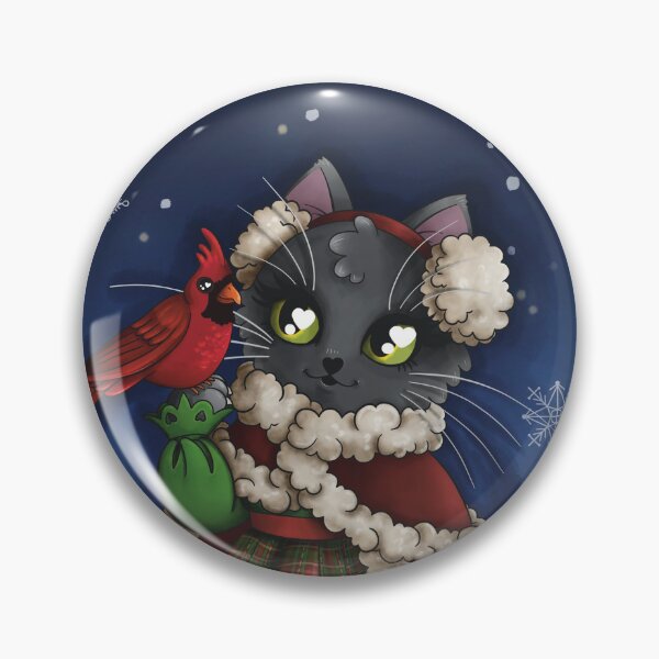 Item preview, Winter Kitty with Cardinal designed and sold by labrattish.