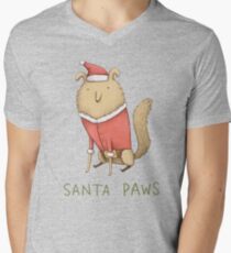 Santa Paws Men's V-Neck T-Shirt
